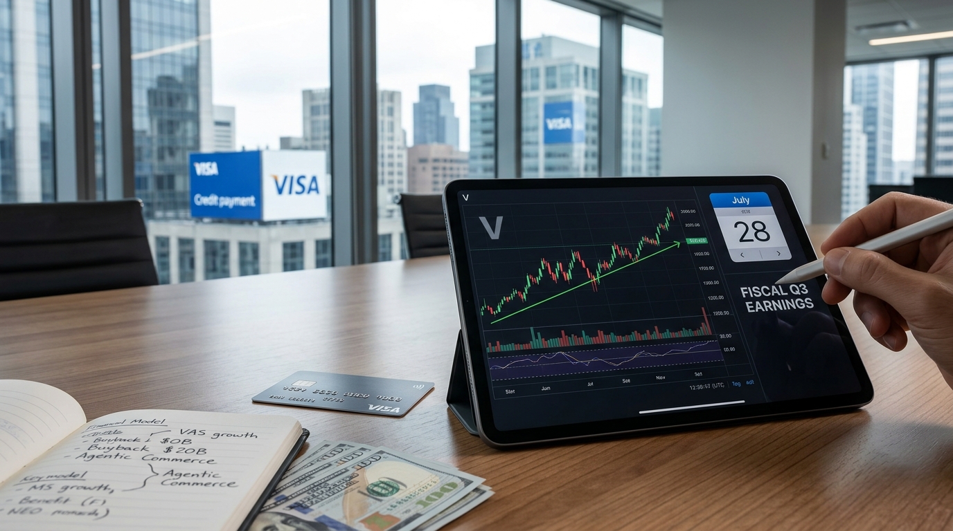 Visa Reports July 28. The Agentic Payments Trade Is Underpriced.