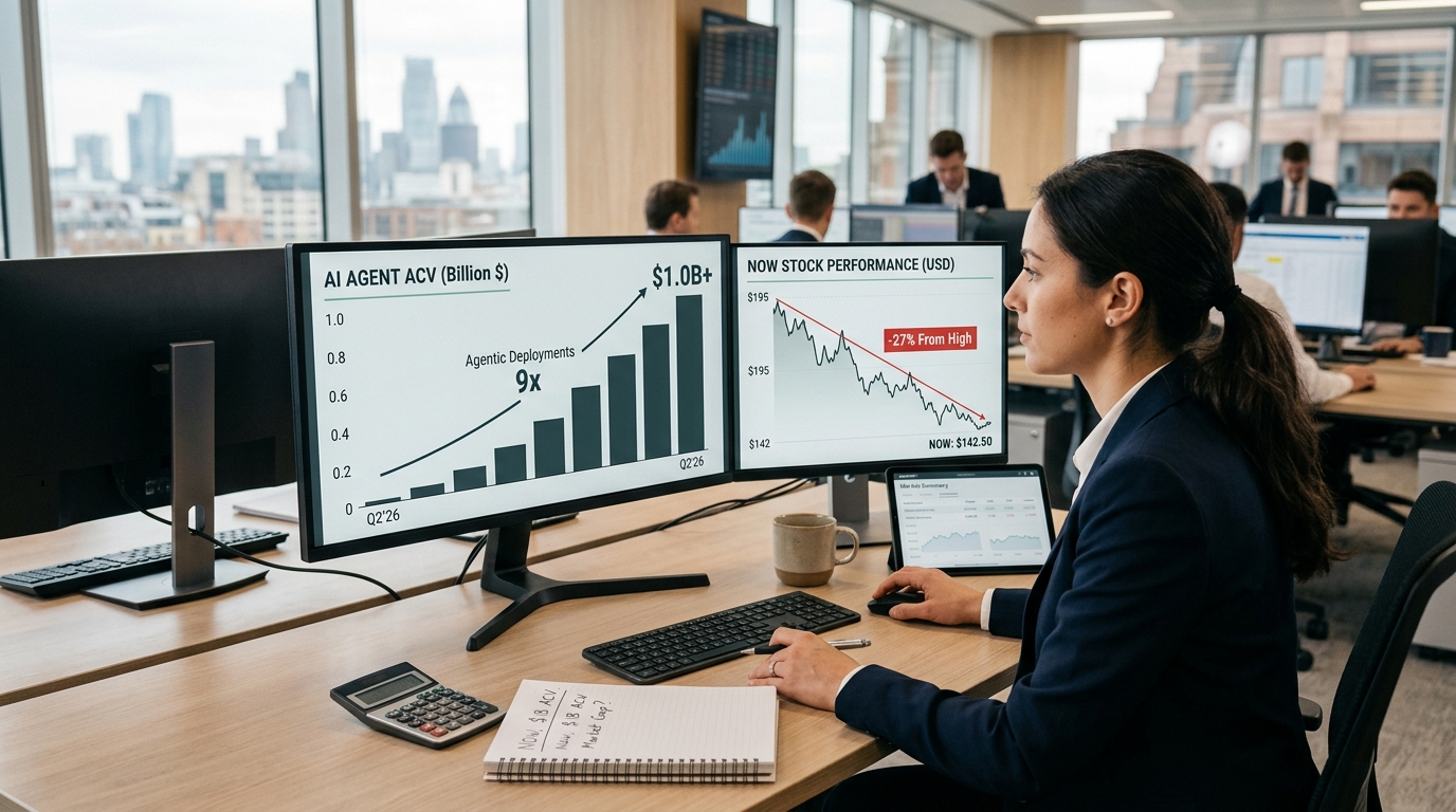 ServiceNow&rsquo;s HR Agents Hit $1B. The Stock Is Still Down 27% From Its High.