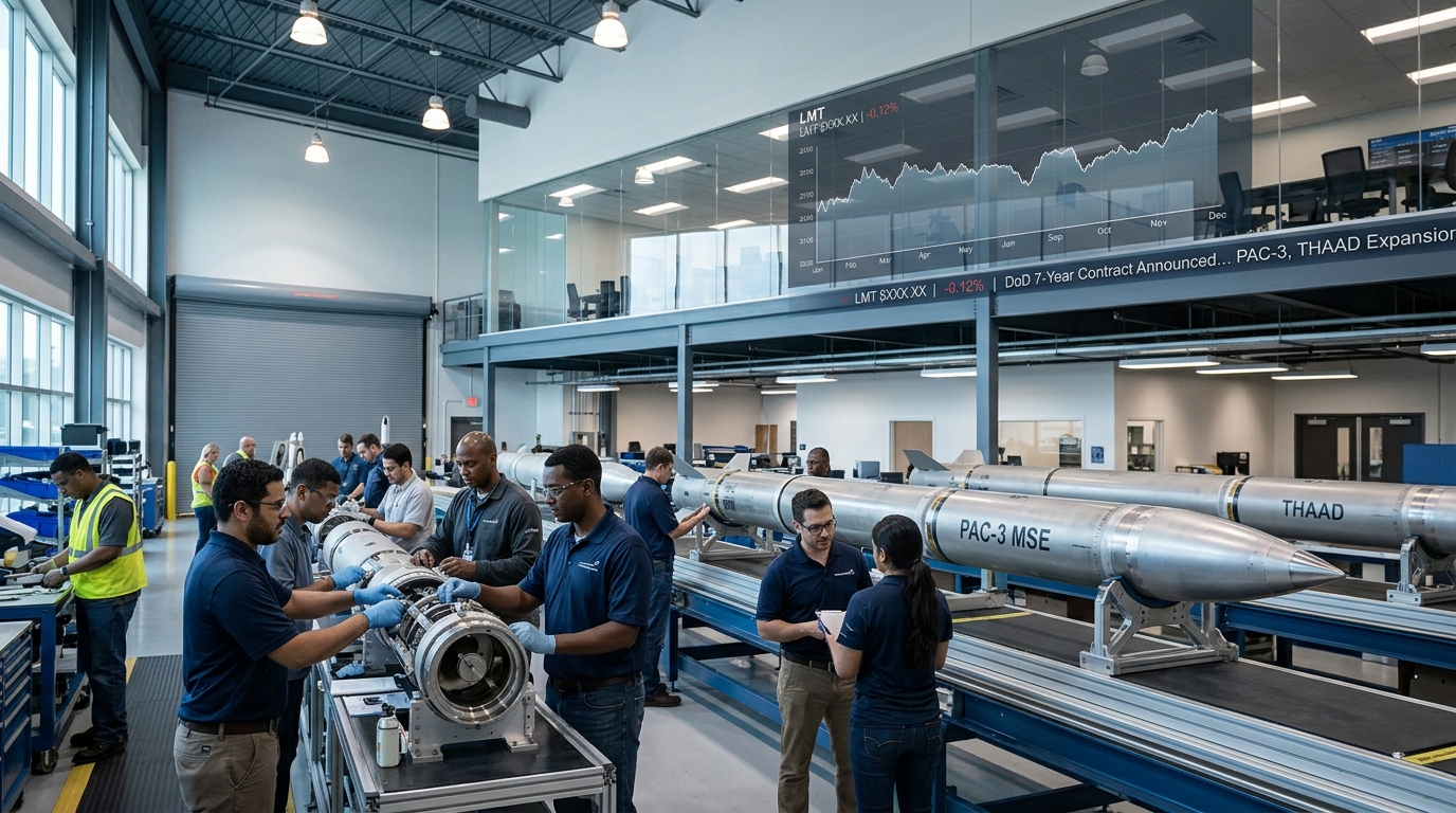 Lockheed Martin Got a 7-Year Missile Order. The Stock Barely Blinked.