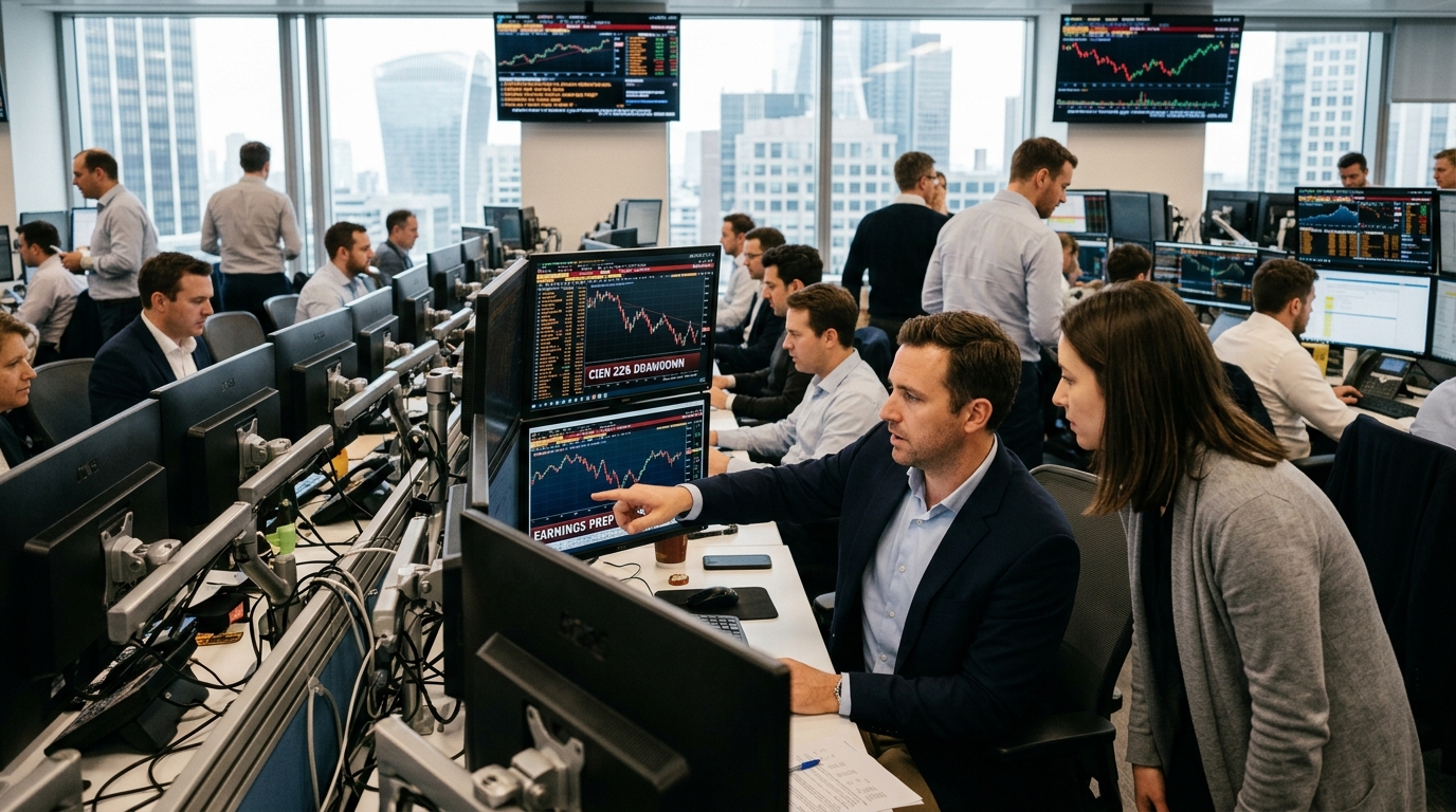 Ciena Is Down 22% and Reports in Four Days